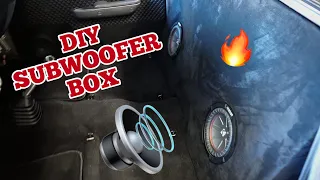 HOW TO MAKE A CUSTOM SUBWOOFER BOX!