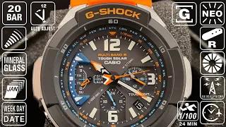 Casio watch GShock GW-3000M-4AER module 5121  Unboxing Unpacking and view.