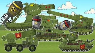 Army of Soviet Mega Tanks - Cartoons about tanks