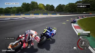 MotoGP 18 - Valentino Rossi - Movistar Yamaha - Mugello Circuit - 3 Laps - Gameplay