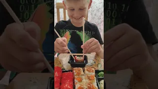 How not to eat sushi 🍣