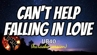 CAN'T HELP FALLING IN LOVE - UB40 (karaoke version)