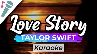 Taylor Swift - Love Story (Taylor's Version) - Karaoke Instrumental (Acoustic)