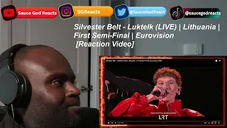 Silvester Belt - Luktelk (LIVE) | Lithuania 🇱🇹 | First Semi-Final | Eurovision 2024 | REACTION