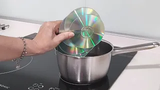 DIY - IDEAS with DVDs - How to separate DVDs´ layers - 2022 Christmas decor - Crafts and Recycling
