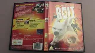 Opening and Closing To "Bolt" (Disney) DVD United Kingdom (2009)