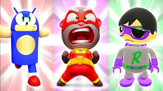 Sonic Dash vs Talking Tom Hero Dash vs Tag with Ryan - Andronic vs Super Tom vs Ryan Gameplay