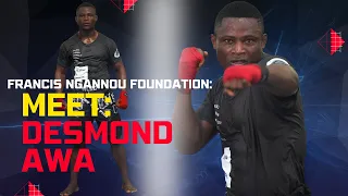 🥊 Meet MMA's Rising Star Desmond Awa, training with the Francis Ngannou Foundation in Cameroon 🌍