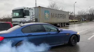 Wedding in Georgia. BMW M5 F10, M5 E60 Crazy ride / ქორწილი საქართველოში