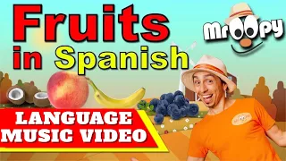 Learn The Names of Fruits in Spanish with Mr Oopy | Fruit in Spanish