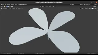 Blender 2.90 alpha - How to make flower in blender || Easy tutorial ||