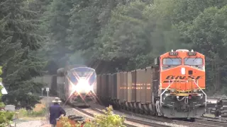 BNSF in the Cascades - Cascade Tunnel, 737s, and Empire Builders