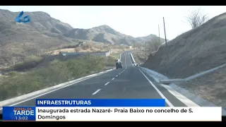 Primeiro-ministro inaugura estrada Nazaré - Praia Baixo no concelho de São Domingos