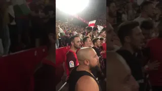 La Banda mas loca ya llego Biris norte Sevilla fans