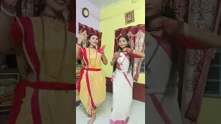 Esho Hey (এসো হে)🥀 / Somarohe Eso Hey/ pujo special shorts #pihusardar #shortvideo #dance #durgapuja