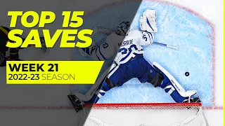 The Best NHL Saves from Week 21 | Luukkonen, Murray, Bobrovsky | 2022-23 Season