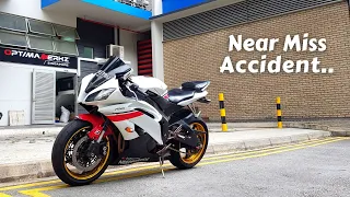 I Nearly CRASHED Into A Car ! | Motovlog Singapore | NeedForRide