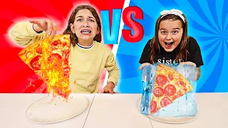 HOT VS COLD FOOD CHALLENGE! || Icy Girl vs Girl On Fire! | JKrew