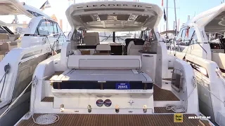 2019 Jeanneau Leader 36 Yacht - Deck and Interior Walkaround - 2018 Cannes Yachting Festival