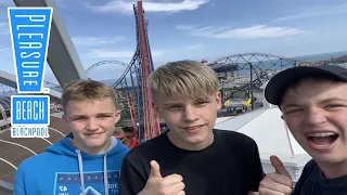 Blackpool Pleasure beach vlog - July 2021 | * FIRST TIME REACTIONS!!! *