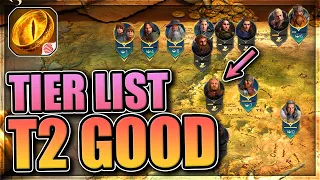 T2 Commander Tier List [best good commanders in Lord of the Rings: War]