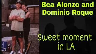 #BeaAlonzo and #DominicRoque sweet moment in LA