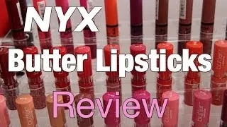 NYX Butter Lipstick Review and Swatches | Which color do you like?