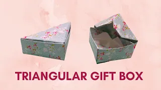 Triangular Gift Box | Easy Gift Wrapping Ideas