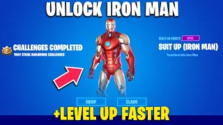 How to Unlock Suit Up Iron Man Emote in Fortnite Chapter 2 Season 4 | LEVEL UP FASTER IN FORTNITE