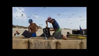 Praia do Catavento - Cova (Figueira da Foz) -"Redinha" (Pesca da Arte) - Chegada do Saco -Julho/2020