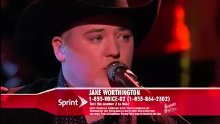 Jake Worthington Sings America's Pick  'Don't Close Your Eyes' The Voice Highlight