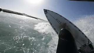 RAW SURFING GLASSY WAVES // POV SURFING