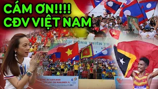 CĐV Việt Nam gây ấn tượng mạnh với bạn bè quốc tế qua Seagames 31 | HÀNG XÓM TÂY