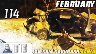 Подборка Аварий и ДТП от 22.02.2015 Февраль 2015 (#114) / Car crash compilation February 2015