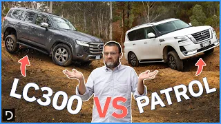 2023 Toyota LandCruiser Sahara v Nissan Patrol Ti-L On-Road & Off-Road Comparison | Drive.com.au