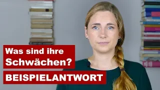 Vorstellungsgespräch: Was sind Ihre Schwächen? | Beispielantwort