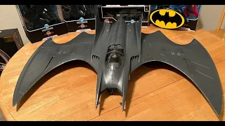 HUGE 34" McFarlane Batwing Unboxing and Wall Mount!  Plus compare to 27" Spin Masters $249 vs $39