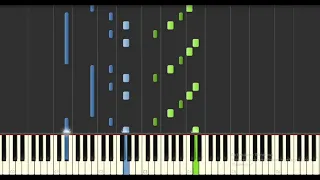 Yann Tiersen - Poull Bojer (Synthesia Tutorial)