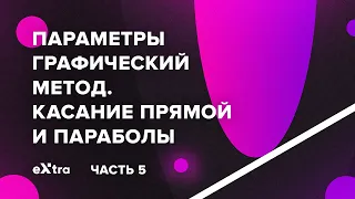 Урок 5. Параметры графический способ. Касание прямой с параболой/функцией Экстра ЕГЭ