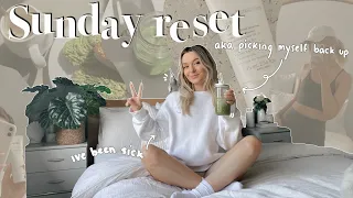 SUNDAY RESET | picking myself up after being sick - organising, cleaning, shopping