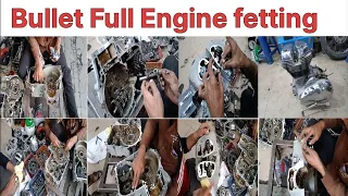 bullet full Engine fetting ? #bulletengine #royalenfieldbulletmk #engine #virelvideo #youtube