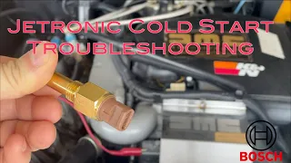 Bosch Jetronic Cold start troubleshooting as performed on a Delorean