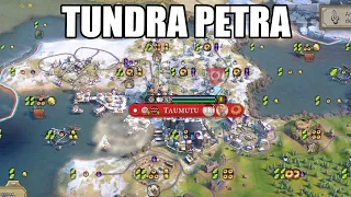 I never really appreciated how GOOD a Tundra Petra city is - Civ 6 Maori Urban Complexity #8