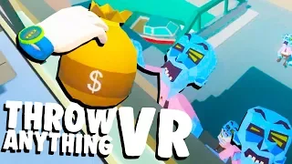 DEFENDING the OFFICE from the ZOMBIE INVASION! - Throw Anything VR