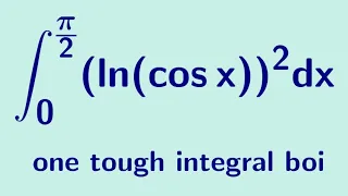 Solving this surprisingly tough integral using Feynman's OP technique