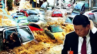 God Turns China Into Sea China: Heavy Rains and Floods Drown 20 People in Sichuan | China Flood 2022