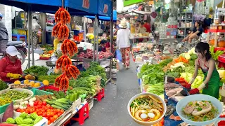 Best Vietnam Food Market Tour (District 3, Ho Chi Minh City) - Fruit, meat, fish, seafood,...