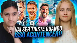 (2em1) REACT EM CASAL - APROVEITE! MESSI E CR7: OS REIS!! & UM CRAQUE POR NÚMERO DE CAMISA