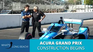 Construction Begins at the Long Beach Grand Prix