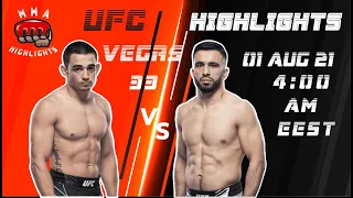 UFC Vegas 33 Ryan Benoit Vs Zarrukh Adashev | MMA Highlights